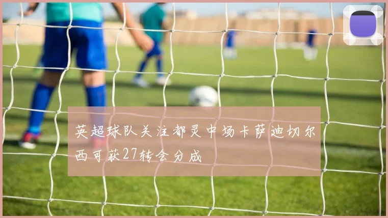 英超球队关注都灵中场卡萨迪切尔西可获27转会分成